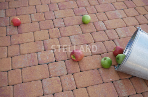 Тротуарная плитка Stellard Старый город Color mix Санрайз 40
