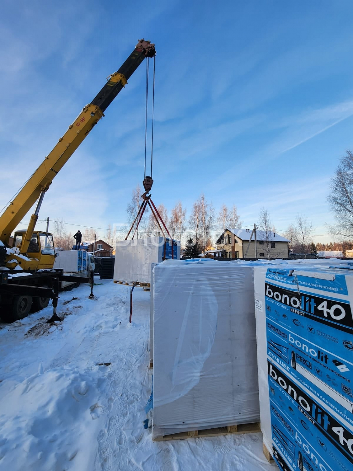 Газобетонные блоки Бонолит Дмитров D600 625х250х500 стеновые